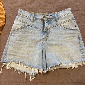 Abercrombie & Fitch Curve Love Dad High Rise shorts